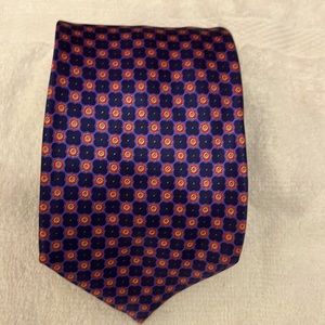 Stefano ricci blue black and red tie